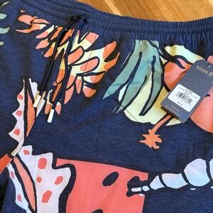 Roark Mens‎ Shorey Boardshorts 16" Dark Navy Shell Cove XL NEW NWT $66